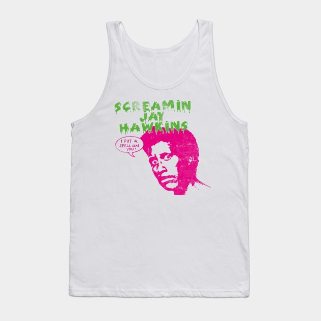 screamin jay hawkins Tank Top by HAPPY TRIP PRESS